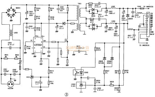 液晶電視電源管理系統核心 L6599、LD7575、LD7552集成電路解析與設計考量